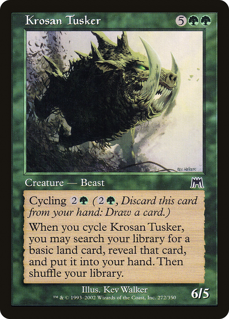Krosan Tusker (ONS-272) - Onslaught - Premium MTG Single from Wizards of the Coast - Just $0.08! Shop now at Game Crave Tournament Store