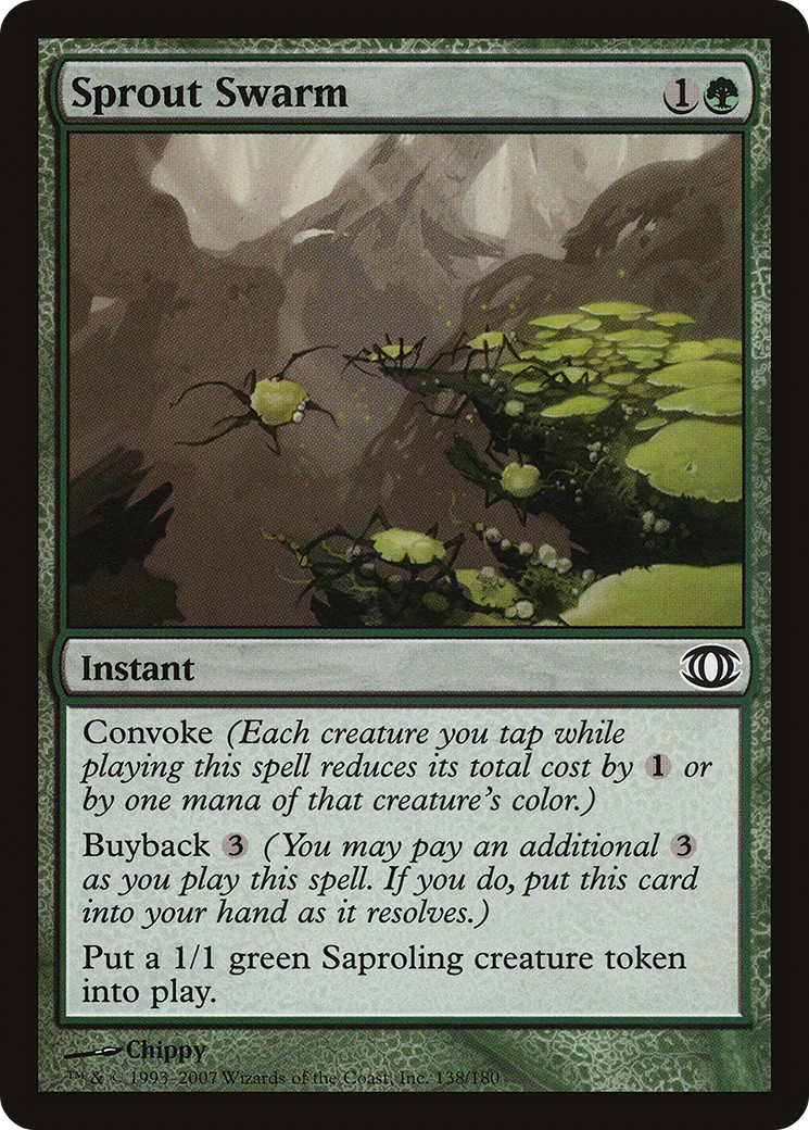 Sprout Swarm (FUT-138) - Future Sight Foil - Premium MTG Single from Wizards of the Coast - Just $2.88! Shop now at Game Crave Tournament Store