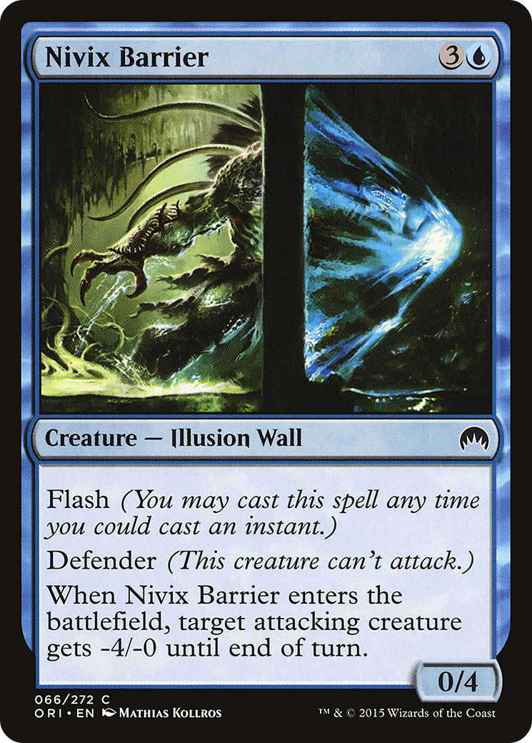 Nivix Barrier (ORI-066) - Magic Origins - Premium MTG Single from Wizards of the Coast - Just $0.08! Shop now at Game Crave Tournament Store