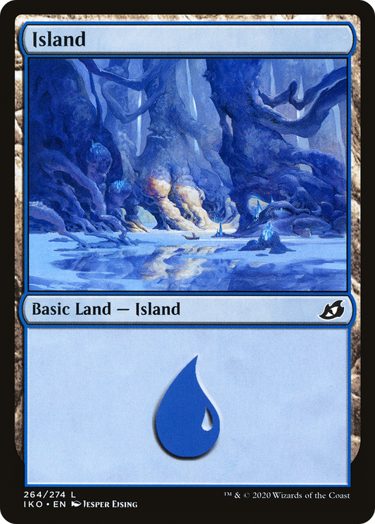 Island (IKO-264) - Ikoria: Lair of Behemoths - Premium MTG Single from Wizards of the Coast - Just $0.08! Shop now at Game Crave Tournament Store