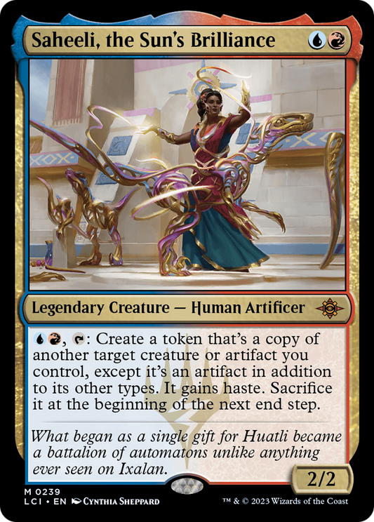 Saheeli, the Sun's Brilliance (LCI-239) - The Lost Caverns of Ixalan - Premium MTG Single from Wizards of the Coast - Just $0.19! Shop now at Game Crave Tournament Store