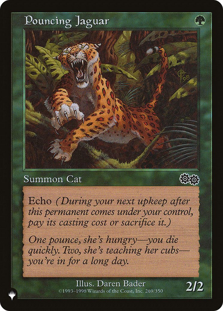 Pouncing Jaguar (PLIST-1319) - The List - Premium MTG Single from Wizards of the Coast - Just $0.08! Shop now at Game Crave Tournament Store