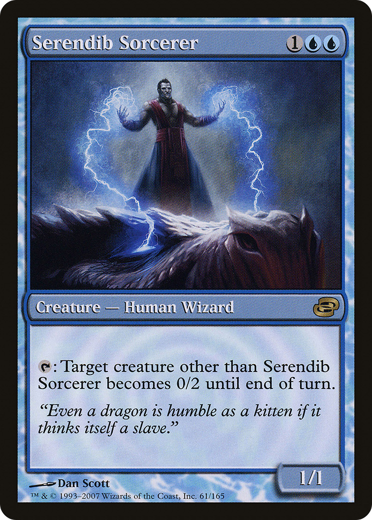 Serendib Sorcerer (PLC-061) - Planar Chaos: (colorshifted) Foil - Premium MTG Single from Wizards of the Coast - Just $0.16! Shop now at Game Crave Tournament Store
