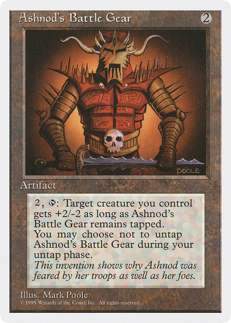 Ashnod's Battle Gear (4ED-296) - Fourth Edition - Premium MTG Single from Wizards of the Coast - Just $0.08! Shop now at Game Crave Tournament Store