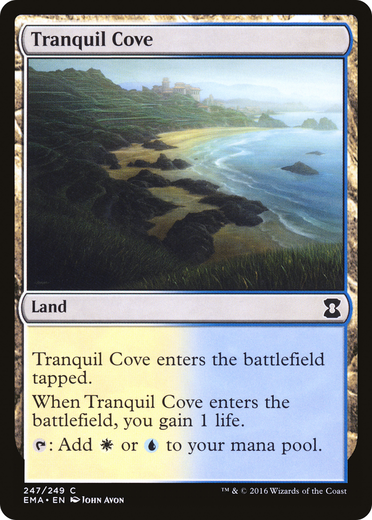 Tranquil Cove (EMA-247) - Eternal Masters - Premium MTG Single from Wizards of the Coast - Just $0.08! Shop now at Game Crave Tournament Store