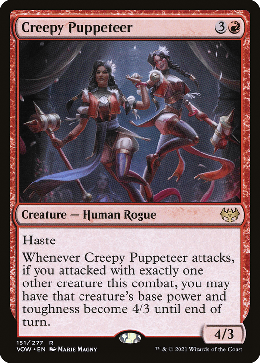 Creepy Puppeteer (VOW-151) - Innistrad: Crimson Vow Foil - Premium MTG Single from Wizards of the Coast - Just $0.05! Shop now at Game Crave Tournament Store