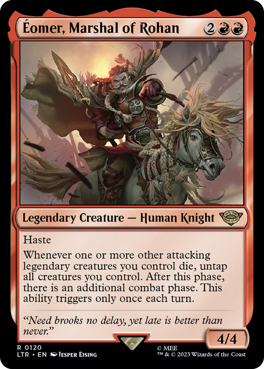 Éomer, Marshal of Rohan (LTR-120) - The Lord of the Rings: Tales of Middle-earth - Premium MTG Single from Wizards of the Coast - Just $0.08! Shop now at Game Crave Tournament Store