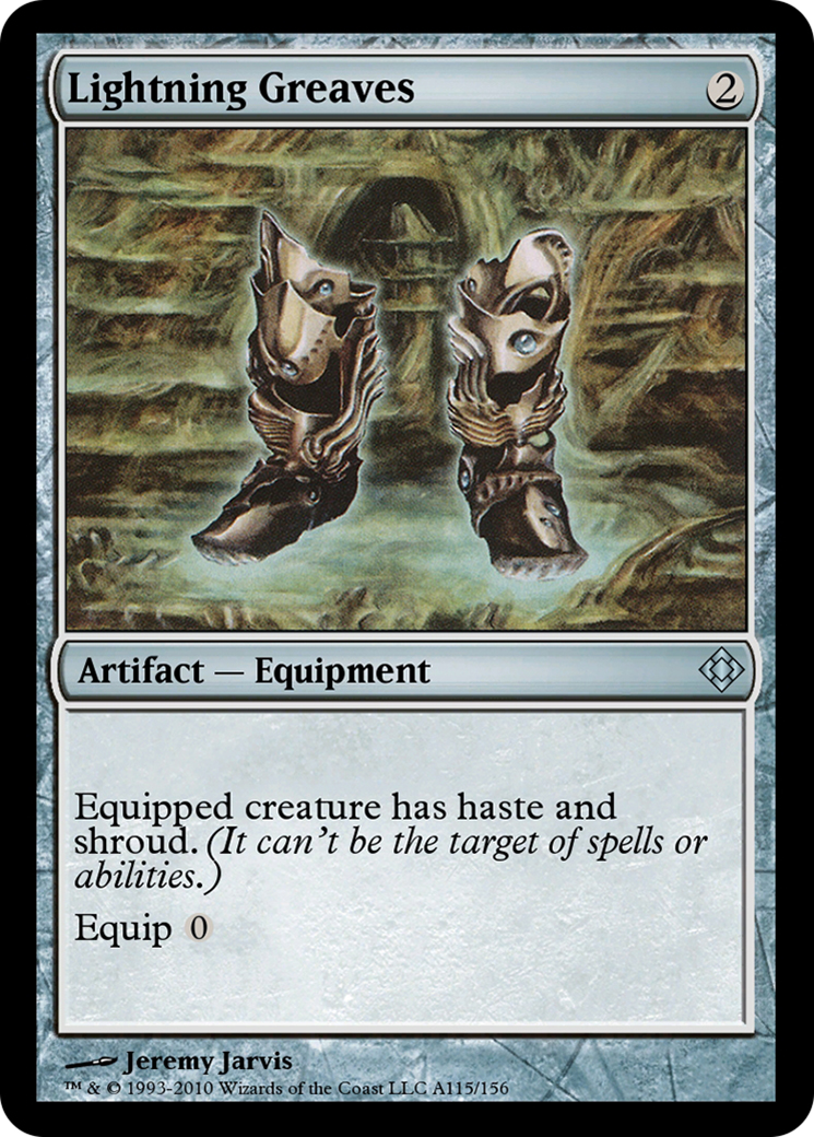 Lightning Greaves (TD0-A115) - Magic Online Theme Decks - Premium MTG Single from Wizards of the Coast - Just $0! Shop now at Game Crave Tournament Store