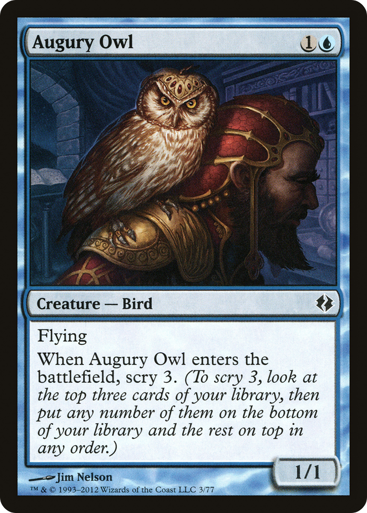 Augury Owl (DDI-003) - Duel Decks: Venser vs. Koth - Premium MTG Single from Wizards of the Coast - Just $0.08! Shop now at Game Crave Tournament Store