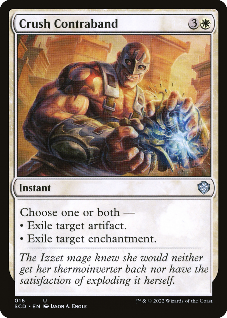 Crush Contraband (SCD-016) - Starter Commander Decks - Premium MTG Single from Wizards of the Coast - Just $0.08! Shop now at Game Crave Tournament Store