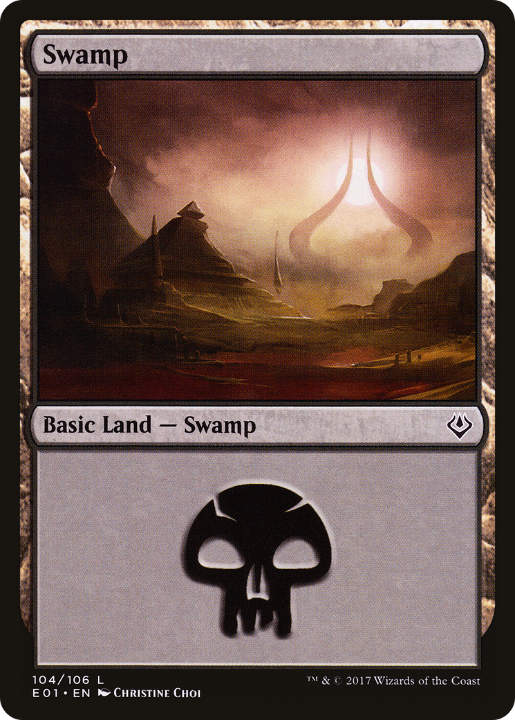 Swamp (E01-104) - Archenemy: Nicol Bolas - Premium MTG Single from Wizards of the Coast - Just $0.31! Shop now at Game Crave Tournament Store