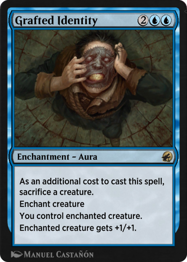 Grafted Identity (MID-57†) - Innistrad: Midnight Hunt - Premium MTG Single from Wizards of the Coast - Just $0! Shop now at Game Crave Tournament Store