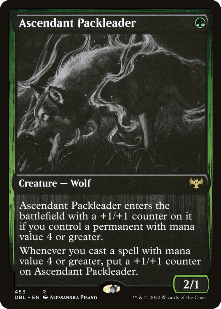 Ascendant Packleader (DBL-453) - Innistrad: Double Feature - Premium MTG Single from Wizards of the Coast - Just $0.14! Shop now at Game Crave Tournament Store