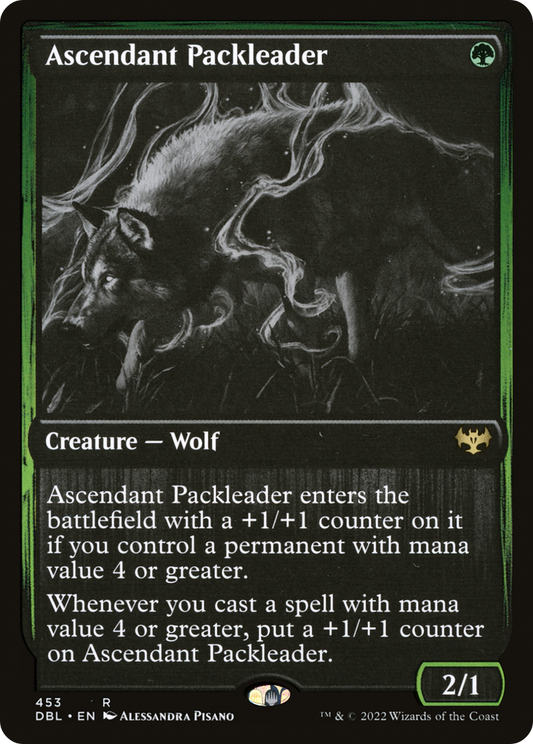 Ascendant Packleader (DBL-453) - Innistrad: Double Feature - Premium MTG Single from Wizards of the Coast - Just $0.14! Shop now at Game Crave Tournament Store