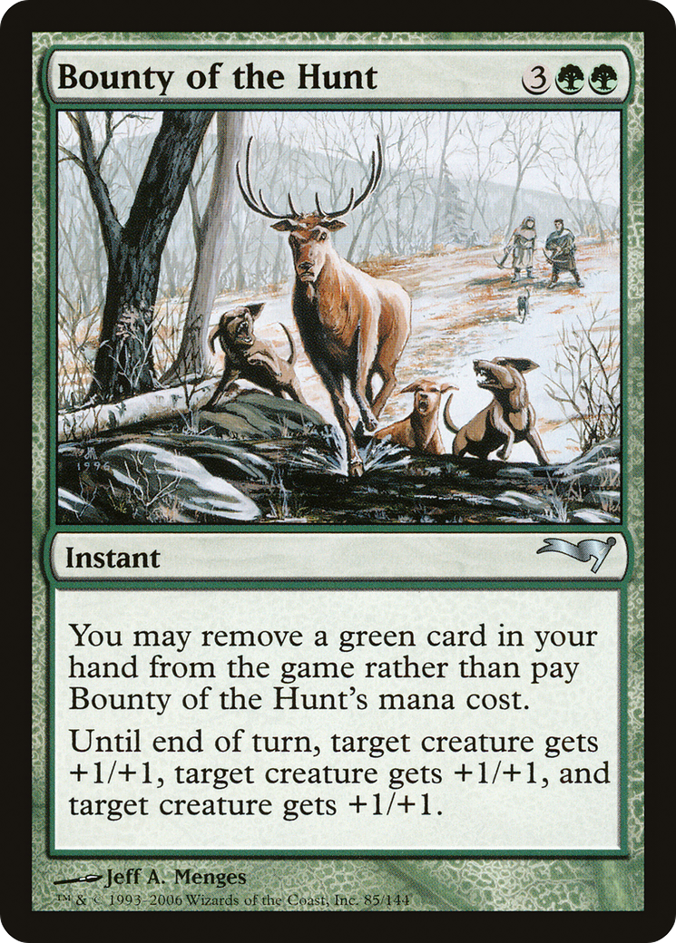 Bounty of the Hunt (CST-085) - Coldsnap Theme Decks - Premium MTG Single from Wizards of the Coast - Just $0.54! Shop now at Game Crave Tournament Store