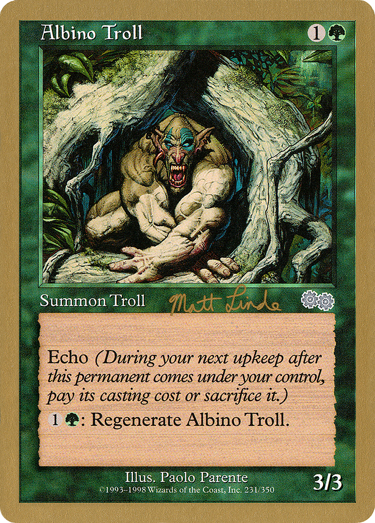 Albino Troll (WC99-ML231) - World Championship Decks 1999 - Premium MTG Single from Wizards of the Coast - Just $0.31! Shop now at Game Crave Tournament Store