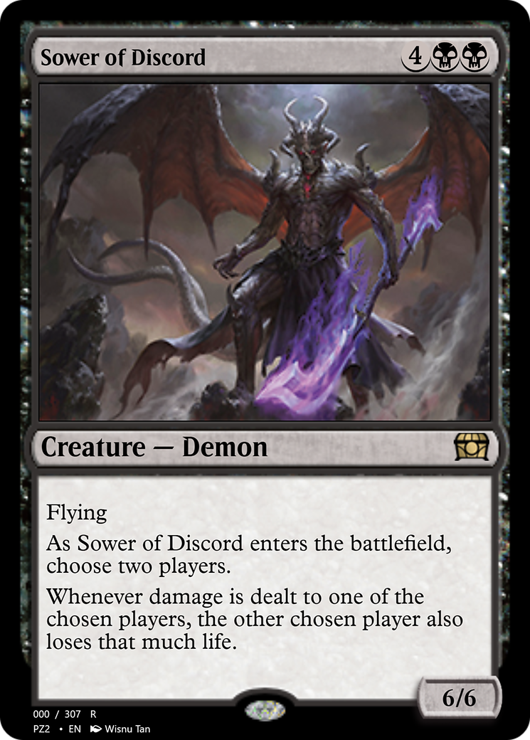 Sower of Discord (PZ2-70659) - Treasure Chest Foil - Premium MTG Single from Wizards of the Coast - Just $0! Shop now at Game Crave Tournament Store
