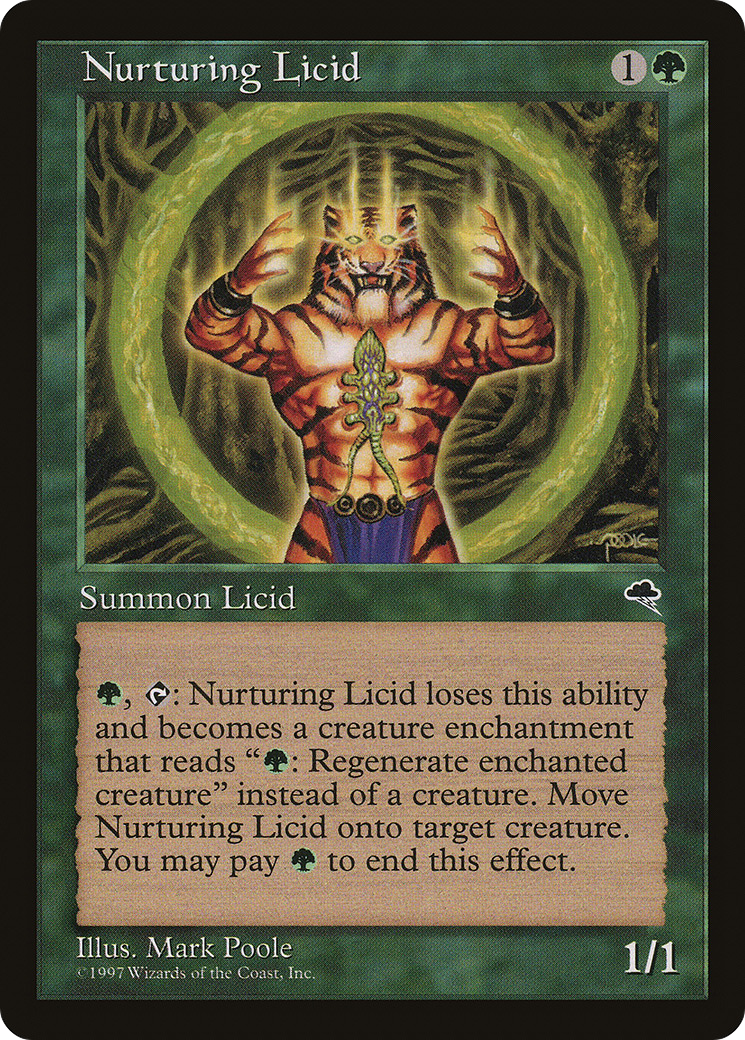 Nurturing Licid (TMP-242) - Tempest - Premium MTG Single from Wizards of the Coast - Just $0.25! Shop now at Game Crave Tournament Store
