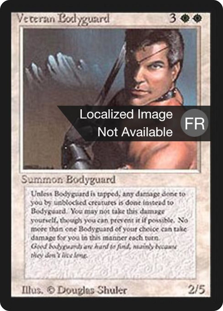 Veteran Bodyguard (FBB-042) - Foreign Black Border - Premium MTG Single from Wizards of the Coast - Just $2.40! Shop now at Game Crave Tournament Store