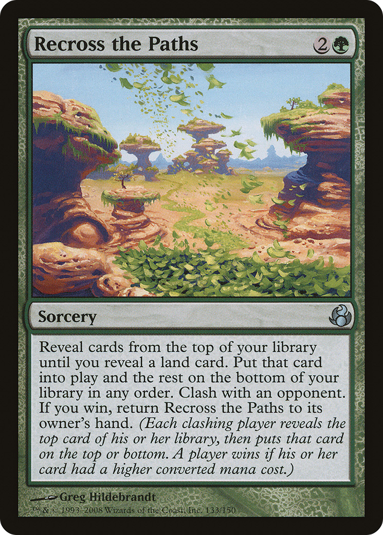 Recross the Paths (MOR-133) - Morningtide - Premium MTG Single from Wizards of the Coast - Just $0.42! Shop now at Game Crave Tournament Store