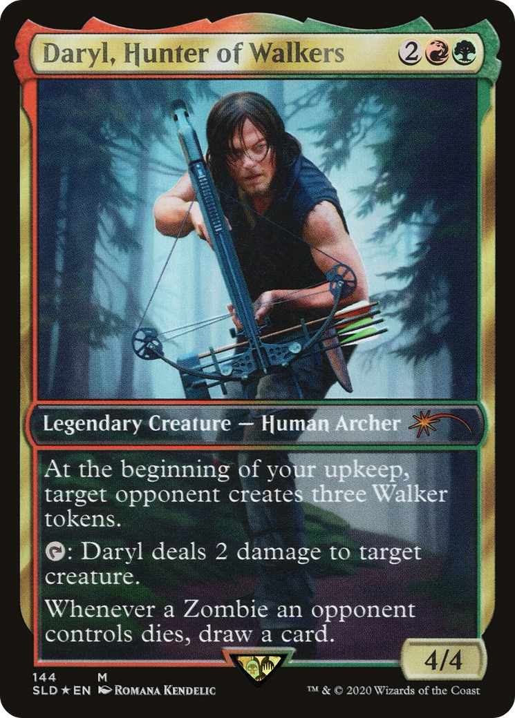 Hansk, Slayer Zealot (SLD-144) - Secret Lair Drop / Daryl, Hunter of Walkers Foil - Premium MTG Single from Wizards of the Coast - Just $4.32! Shop now at Game Crave Tournament Store