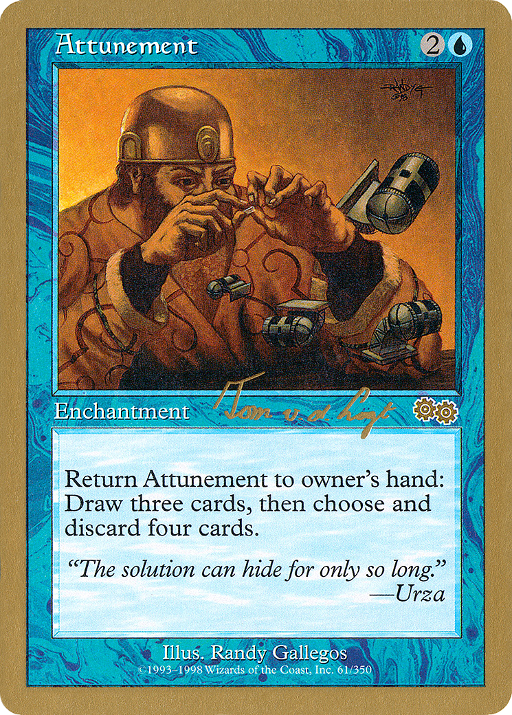 Attunement (WC00-TVDL61) - World Championship Decks 2000 - Premium MTG Single from Wizards of the Coast - Just $0.20! Shop now at Game Crave Tournament Store