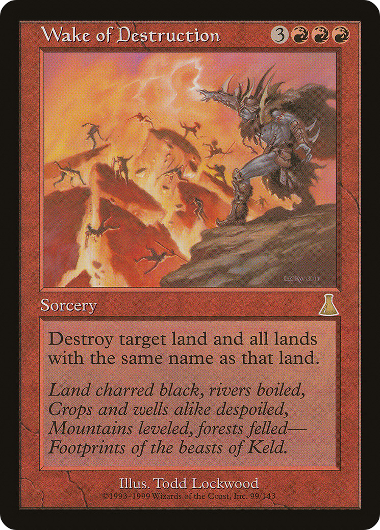 Wake of Destruction (UDS-099) - Urza's Destiny - Premium MTG Single from Wizards of the Coast - Just $0.54! Shop now at Game Crave Tournament Store
