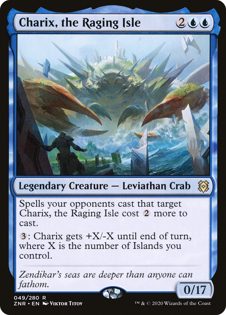 Charix, the Raging Isle (PZNR-49P) - Zendikar Rising Promos - Premium MTG Single from Wizards of the Coast - Just $0.31! Shop now at Game Crave Tournament Store