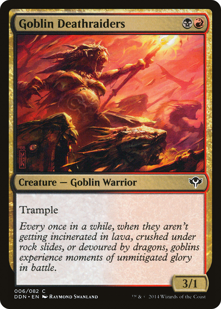 Goblin Deathraiders (DDN-006) - Duel Decks: Speed vs. Cunning - Premium MTG Single from Wizards of the Coast - Just $0.08! Shop now at Game Crave Tournament Store