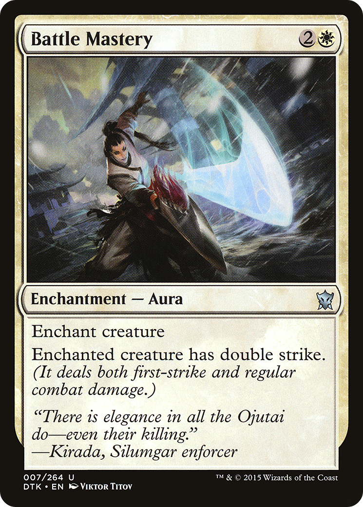 Battle Mastery (DTK-007) - Dragons of Tarkir - Premium MTG Single from Wizards of the Coast - Just $0.08! Shop now at Game Crave Tournament Store