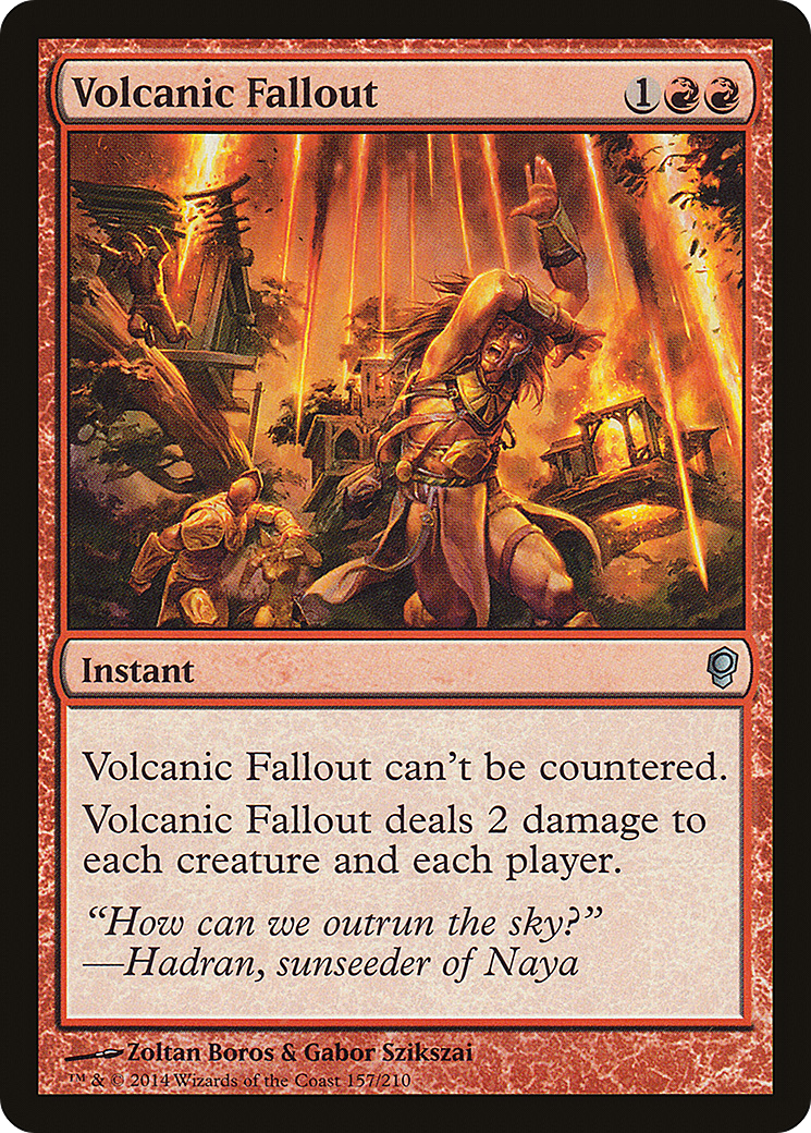 Volcanic Fallout (CNS-157) - Conspiracy Foil - Premium MTG Single from Wizards of the Coast - Just $0.19! Shop now at Game Crave Tournament Store