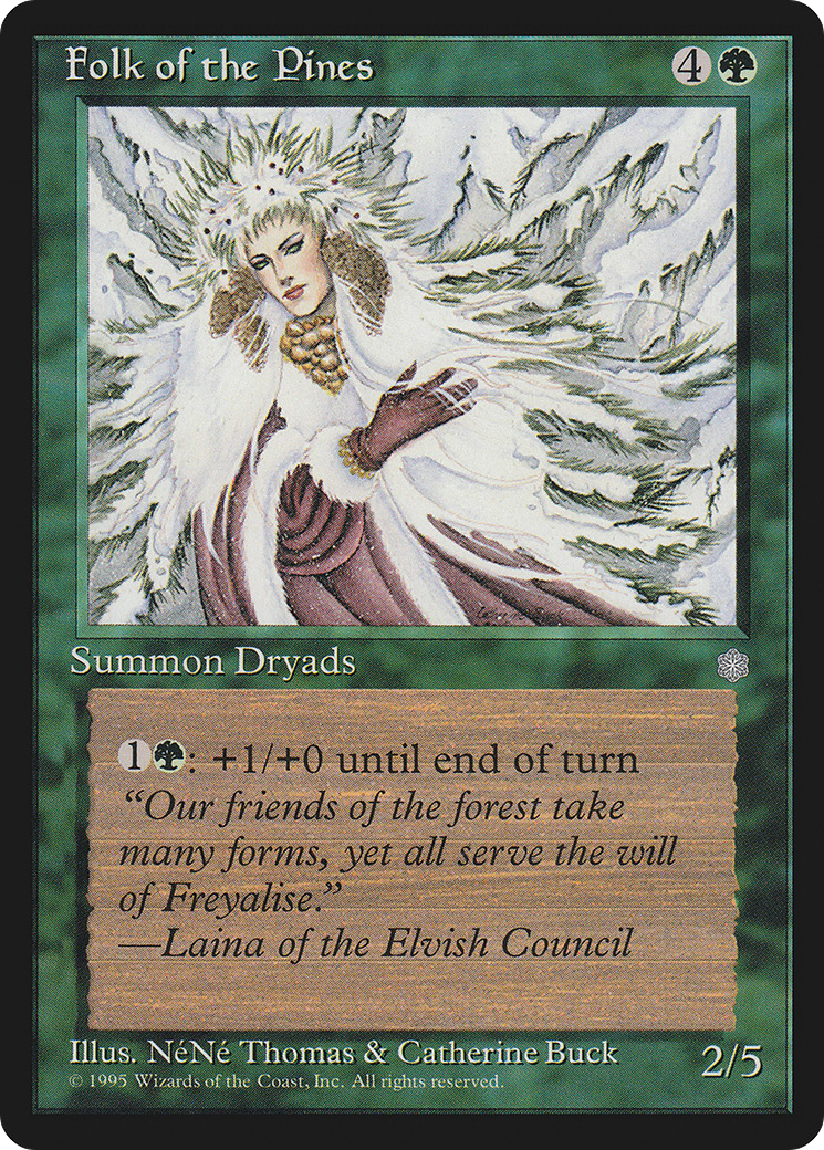 Folk of the Pines (ICE-235) - Ice Age - Premium MTG Single from Wizards of the Coast - Just $0.08! Shop now at Game Crave Tournament Store