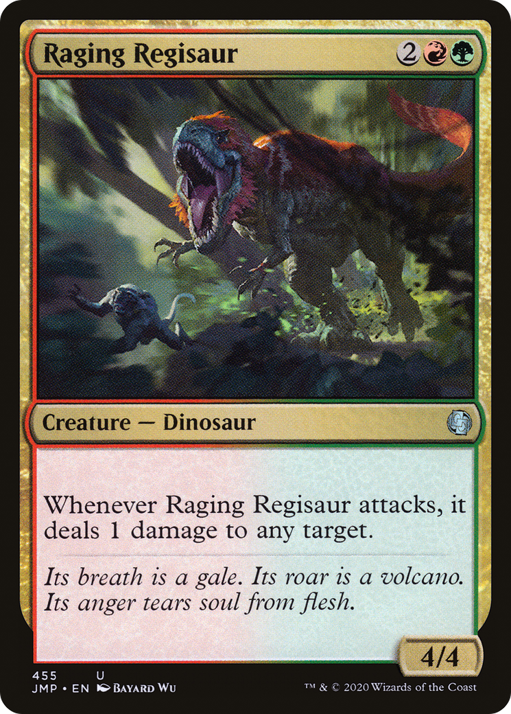 Raging Regisaur (JMP-455) - Jumpstart - Premium MTG Single from Wizards of the Coast - Just $0.08! Shop now at Game Crave Tournament Store
