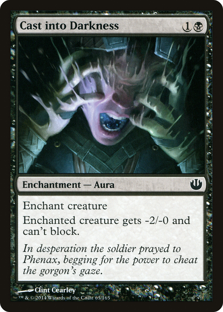 Cast into Darkness (JOU-063) - Journey into Nyx - Premium MTG Single from Wizards of the Coast - Just $0.08! Shop now at Game Crave Tournament Store
