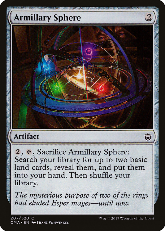 Armillary Sphere (CMA-207) - Commander Anthology - Premium MTG Single from Wizards of the Coast - Just $0.08! Shop now at Game Crave Tournament Store
