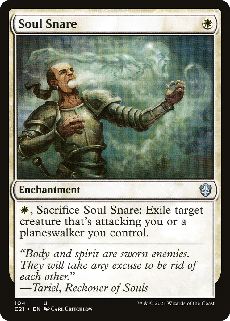 Soul Snare (C21-104) - Commander 2021 - Premium MTG Single from Wizards of the Coast - Just $0.08! Shop now at Game Crave Tournament Store