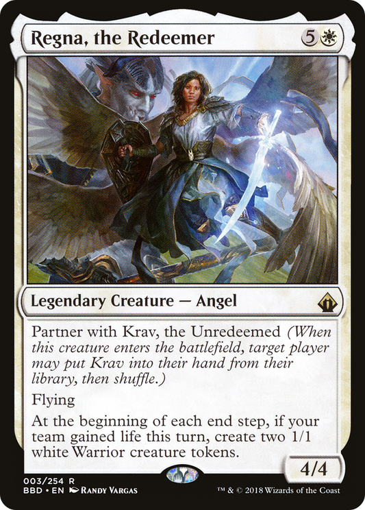 Regna, the Redeemer (BBD-003) - Battlebond - Premium MTG Single from Wizards of the Coast - Just $0.74! Shop now at Game Crave Tournament Store