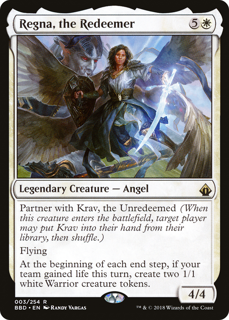 Regna, the Redeemer (BBD-003) - Battlebond Foil - Premium MTG Single from Wizards of the Coast - Just $2.15! Shop now at Game Crave Tournament Store
