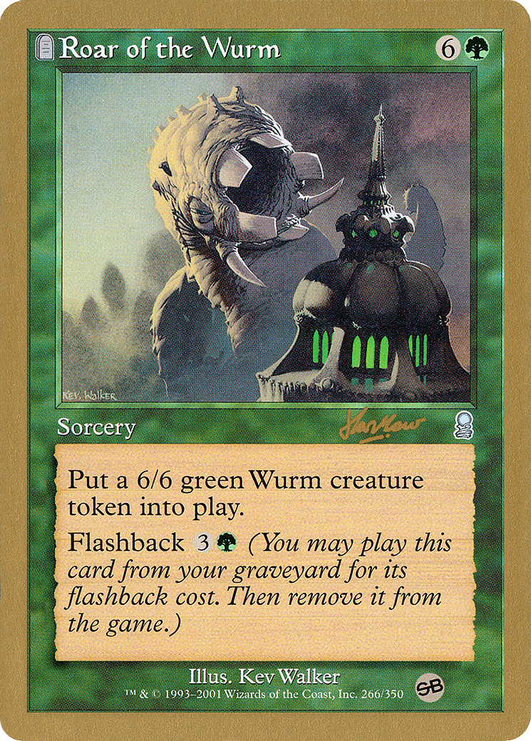 Roar of the Wurm (WC02-SHH266SB) - World Championship Decks 2002: (tombstone) - Premium MTG Single from Wizards of the Coast - Just $0.36! Shop now at Game Crave Tournament Store