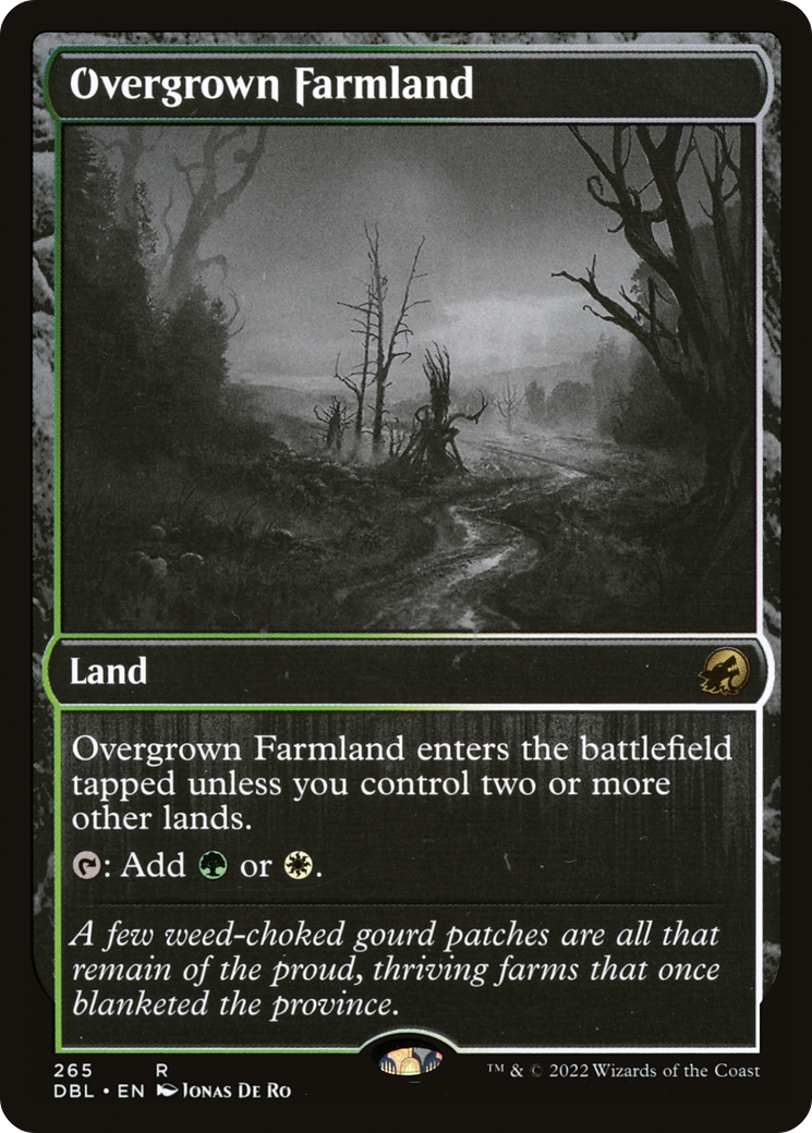 Overgrown Farmland (DBL-265) - Innistrad: Double Feature Foil - Premium MTG Single from Wizards of the Coast - Just $3.23! Shop now at Game Crave Tournament Store