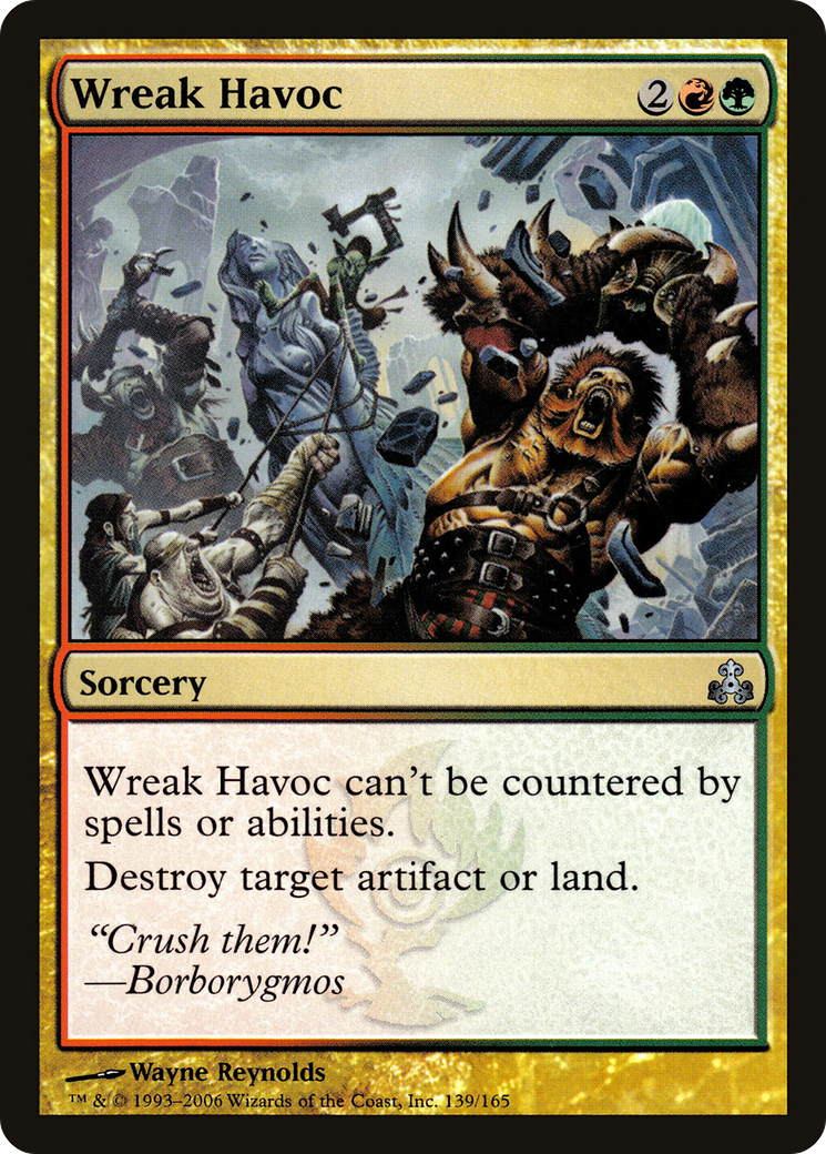 Wreak Havoc (GPT-139) - Guildpact Foil - Premium MTG Single from Wizards of the Coast - Just $0.51! Shop now at Game Crave Tournament Store