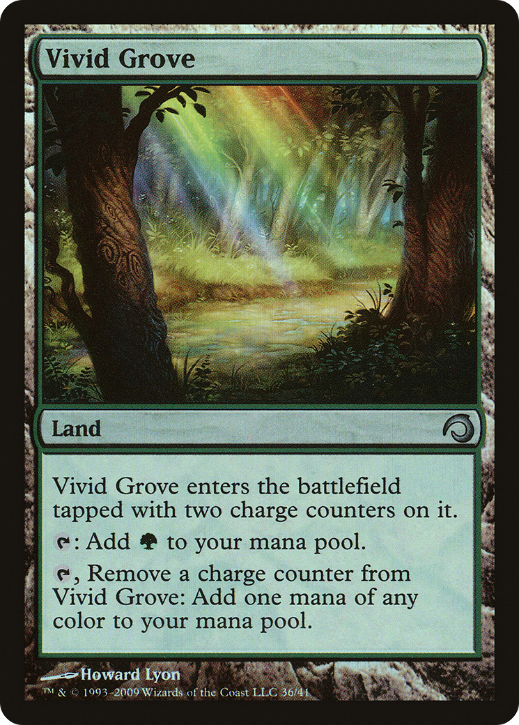 Vivid Grove (H09-036) - Premium Deck Series: Slivers Foil - Premium MTG Single from Wizards of the Coast - Just $0.25! Shop now at Game Crave Tournament Store