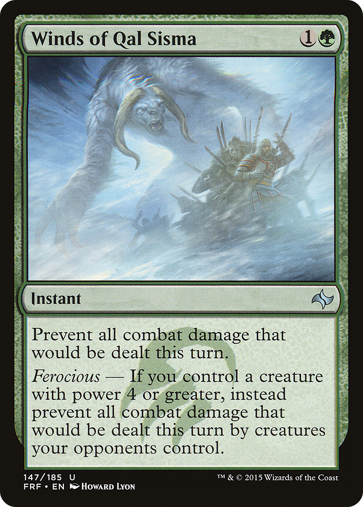 Winds of Qal Sisma (FRF-147) - Fate Reforged - Premium MTG Single from Wizards of the Coast - Just $0.08! Shop now at Game Crave Tournament Store
