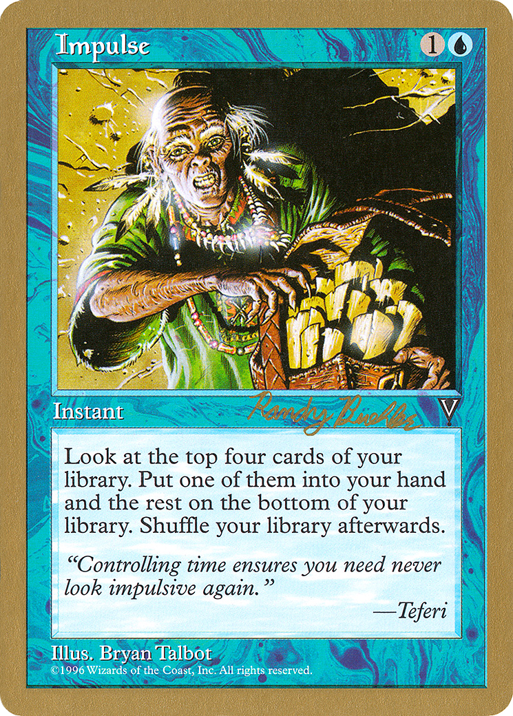 Impulse (WC98-RB34) - World Championship Decks 1998 - Premium MTG Single from Wizards of the Coast - Just $0.09! Shop now at Game Crave Tournament Store