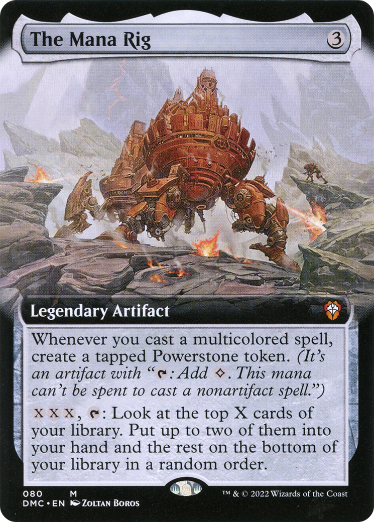 The Mana Rig (DMC-080) - Dominaria United Commander: (Extended Art) - Premium MTG Single from Wizards of the Coast - Just $0.34! Shop now at Game Crave Tournament Store