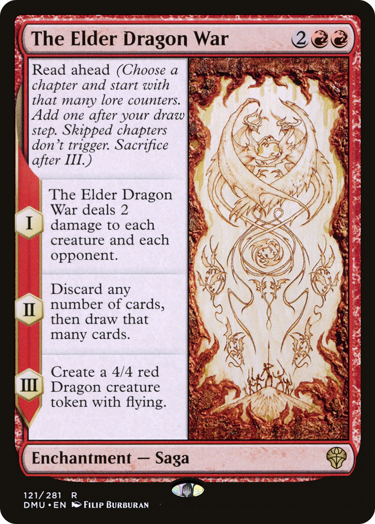 The Elder Dragon War (DMU-121) - Dominaria United - Premium MTG Single from Wizards of the Coast - Just $0.08! Shop now at Game Crave Tournament Store