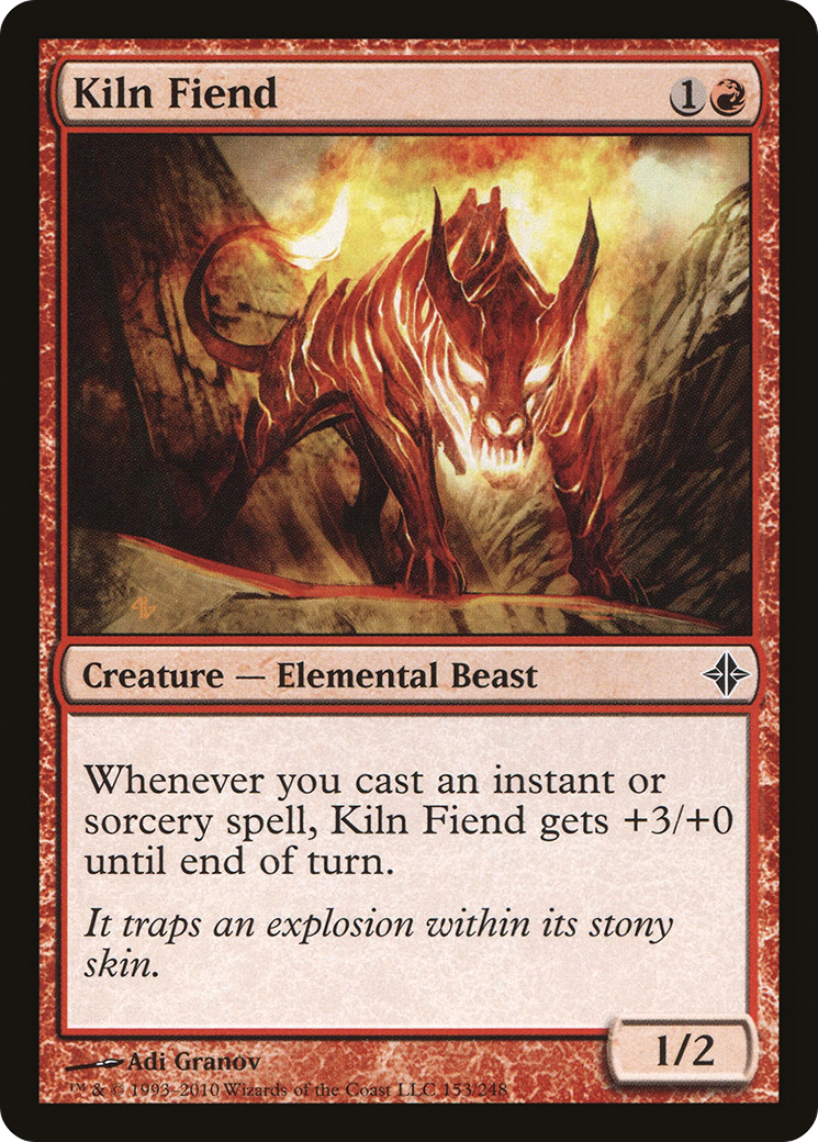 Kiln Fiend (ROE-153) - Rise of the Eldrazi - Premium MTG Single from Wizards of the Coast - Just $0.08! Shop now at Game Crave Tournament Store