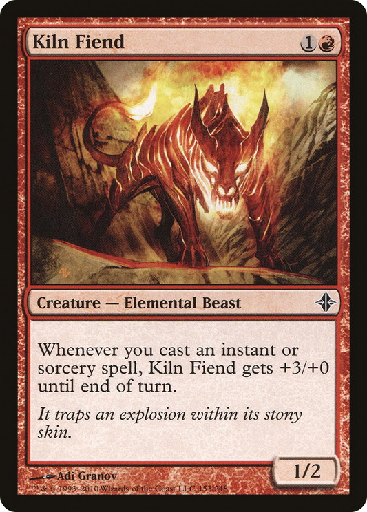 Kiln Fiend (ROE-153) - Rise of the Eldrazi - Premium MTG Single from Wizards of the Coast - Just $0.08! Shop now at Game Crave Tournament Store