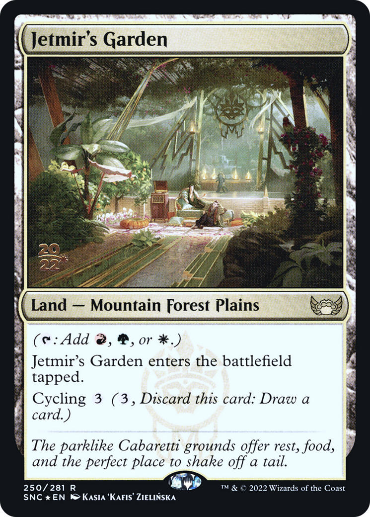 Jetmir's Garden (PSNC-250S) - Streets of New Capenna Promos Foil - Premium MTG Single from Wizards of the Coast - Just $3.35! Shop now at Game Crave Tournament Store