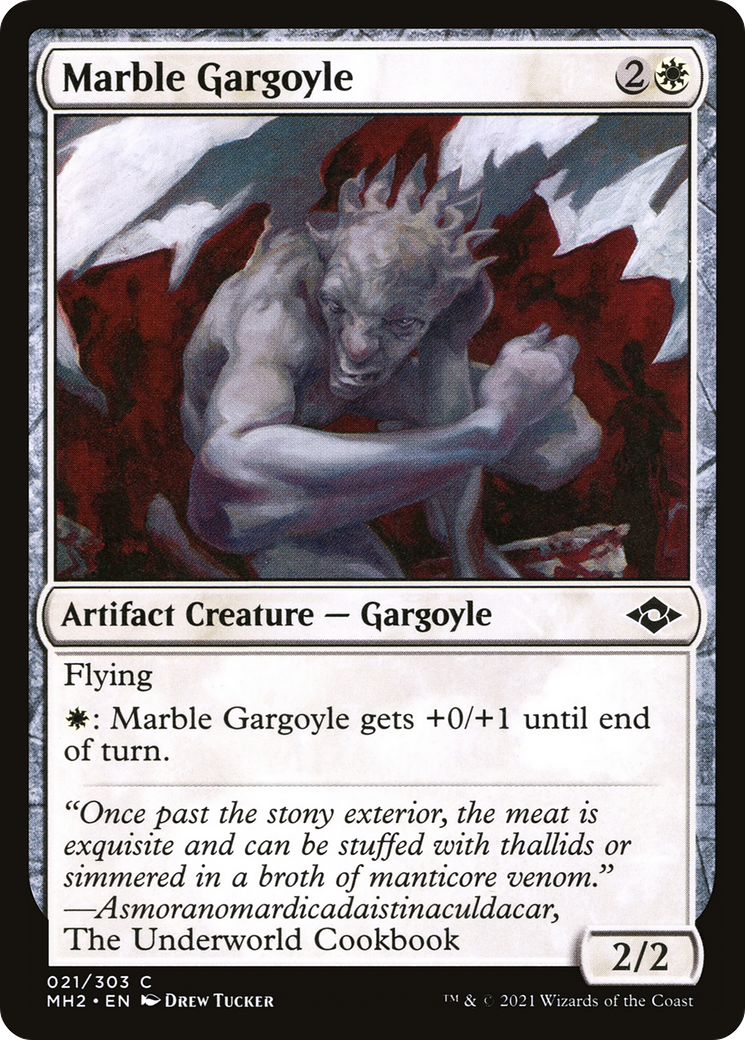 Marble Gargoyle (MH2-021) - Modern Horizons 2 - Premium MTG Single from Wizards of the Coast - Just $0.08! Shop now at Game Crave Tournament Store